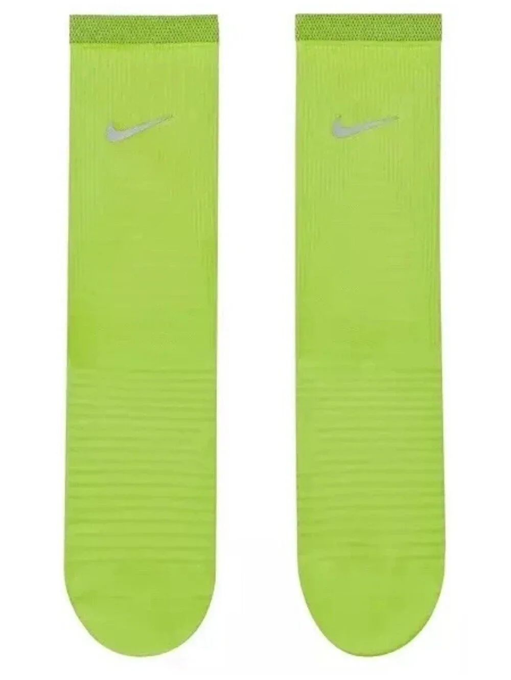 Nike Spark Lightweight Reflective Crew Socks Gym Workout Volt Neon Unisex M NEW